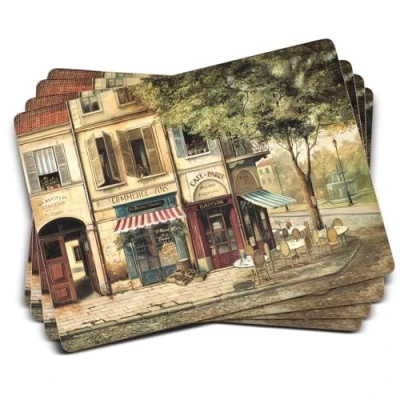Imagen de Pimpernel Parisian Scenes Collection Juego de 4 manteles Individuales