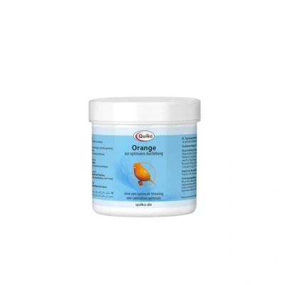 Imagen de Quiko Naranja 100g Alimento complementario para Canarios de Norwich y Yorkshire una óptima coloración la intensificación del Color Plumaje