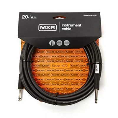 Imagen de JIM DUNLOP MXR Cable Instrumento Estándar, 20 pies 6,1 m, Conector Recto de 1/4 pulgada (DCIS20)