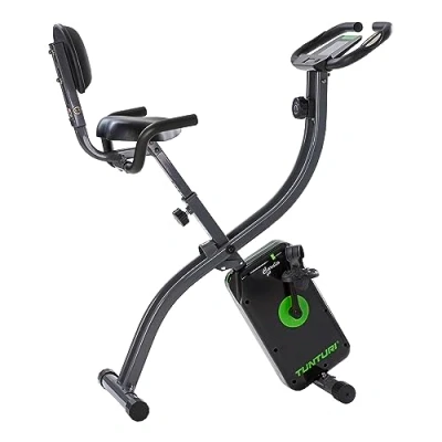 Imagen de Tunturi Cardio Fit B25 X Bike Bicicleta estatica/Bici estatica/Bicicleta Fija/Plegable, con computadora de Entrenamiento, medidor Pulso y Respaldo