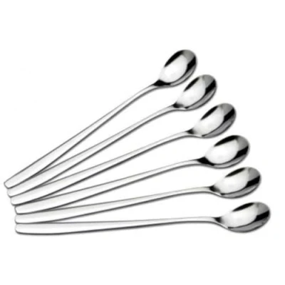 Imagen de CHG Cuchara de Yogur, Acero Inoxidable, Plata, 6 Unidades, 10
