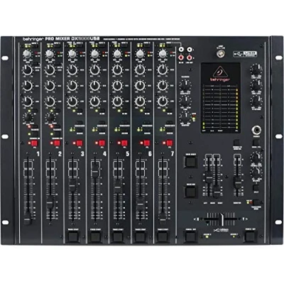 Imagen de Behringer PRO MIXER DX2000USB Mezclador de DJ profesional 7 canales con INFINIUM &#039;Contact Free&#039; VCA Crossfader e interfaz USB/Audio