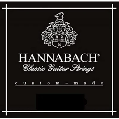 Imagen de Hannabach Cuerdas de guitarra clásica Serie 728 High Tension Custom Made G3 Carbon Juego con G3/Sol3 728HTG3C