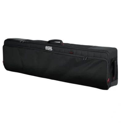 Imagen de Gator Cases Pro Go Keyboard Series Slim Funda para teclado de 76 notas con interior Microfibra y correas mochila extraíbles (G PG 76SLIM)