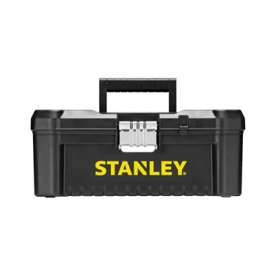 Imagen de STANLEY Caja de Herramientas Essential, Dimensiones: 32 x 18,8 13,2 cm, Cierres Metálicos, Asa Ergonómica, Organizadores en Tapa, Bandeja Extraíble STST1 75515