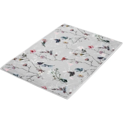 Imagen de Kleine Wolke Flores Alfombra de baño Multicolor (100% poliéster, 50 x 60 cm)