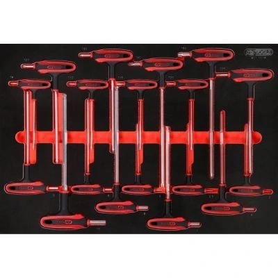 Imagen de KS TOOLS 811.1018 Juego de atornilladores acodados