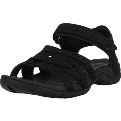 Imagen de Teva W Tirra, Zapatos para Senderismo, Schwarz Auf Schwarz, 35 EU