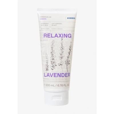 Imagen de Korres Leche corporal relajante de lavanda durante la noche, hidratante calmante 200 ml