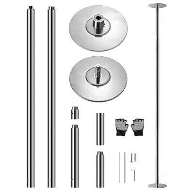 Imagen de SereneLife barra pole dance, De baile, Plegable , Ejercicio, Para bailarinas, Principiantes, Ejercitadores, Atletas, Gimnasia, Fitness, Profesional, Clubes, Bares, Estudio, 1.21mts x 2