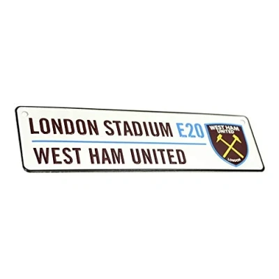 Imagen de West Ham 3D Window Hanging Sign Banderines, Adultos Unisex, Multicolor (Multicolor), Talla Única