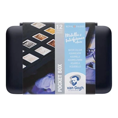 Imagen de Talens Caja De Acuarela Bolsillo Van Gogh Colores Metálicos &amp; Interferentes