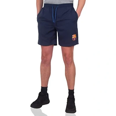 Imagen de FC Barcelona Pantalones Cortos Oficiales para Hombre Poliéster Azul Marino M