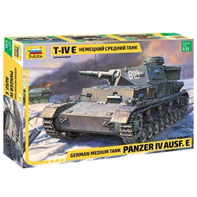 Imagen de Zvezda 500783641 Panzer IV Ausf.E (SD.Kfz.161) Germ., maqueta, Kit de construcción, construcción Modelos pie, aficiones, Manualidades, plástico sin barnizar