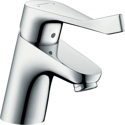 Imagen de Hansgrohe 31910000 Focus Care 70 Grifo de Lavabo con manecilla extralarga y vaciador automático, Cromo, mm