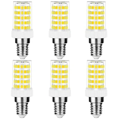 Imagen de RANBOO Bombillas LED E14 de 10W Equivalente a 50W 100W Lampara Halógena Blanco Frío 6000K 800lm AC 220 240V, No Regulable, Sin Parpadeo, para Lámparas Araña, Techo y Pared, 6 Unidades