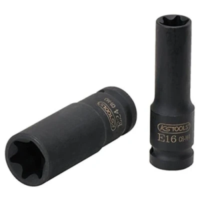 Imagen de KS TOOLS 515.1059 Cubos insertables 75 E24 12,5 (1/2&quot;) Torx exterior, Perfil en E