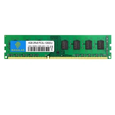 Imagen de Rasalas 4GB PC3 12800U DDR3 1600MHz Desktop Memory 12800 PC3L 1600 240Pin DIMM RAM 2RX8 CL11 1.35V UDIMM for Computer