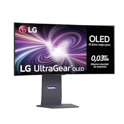 Imagen de Monitor gaming LG 34GS95UE, OLED UltraGear™ Curvo 33.9&quot;, WQHD, 0.03 ms, 240 Hz, HDMI x2, Morado Grisáceo
