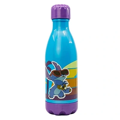 Imagen de Botella de agua infantil reutilizable plástico libre BPA 560 ml Stitch