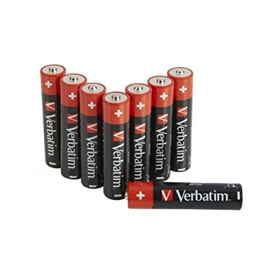 Imagen de VERBATIM Pilas alcalinas AAA Premium I 1,5V LR03 Micro para Reproductor de MP3, cámara, Control Remoto, rasuradora y más Pila alcalina 8 Unidades