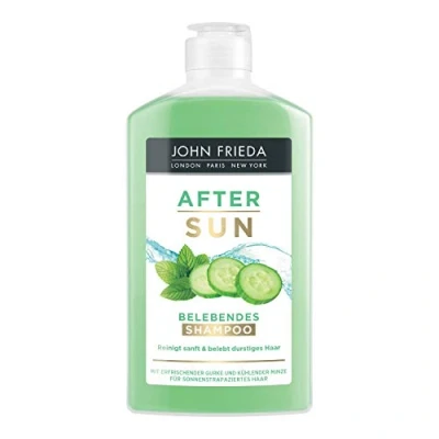 Imagen de John Frieda Champú After Sun 250 ml con pepino refrescante y menta